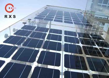 Eficacia alta un panel solar de cristal doble transparente policristalino del grado BIPV con el mejor precio