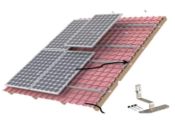 Estructura solar bifacial anodizada de aluminio del tejado de los paneles solares 12um